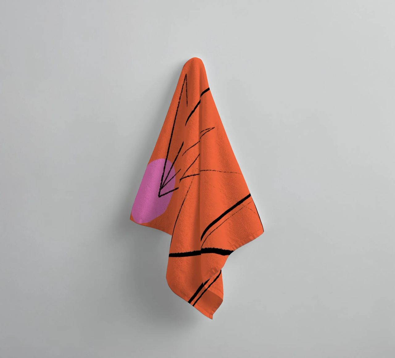 Angular Lines No 15 badhanddoek van treechild