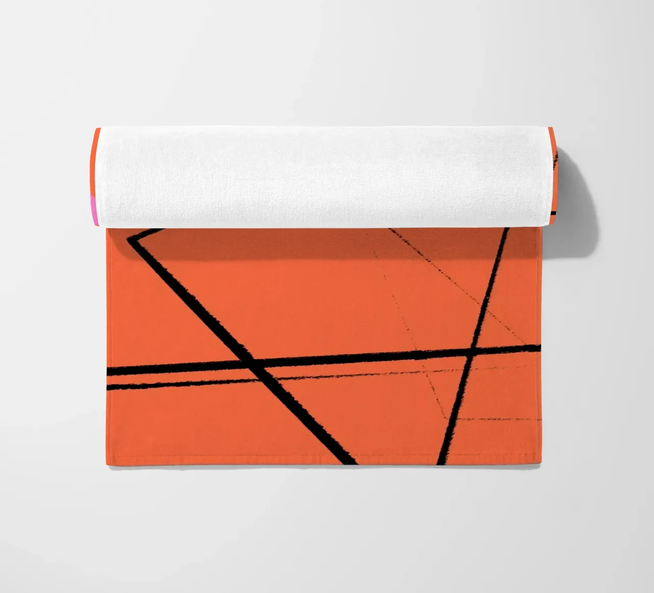 Angular Lines No 15 Strandtuch von treechild