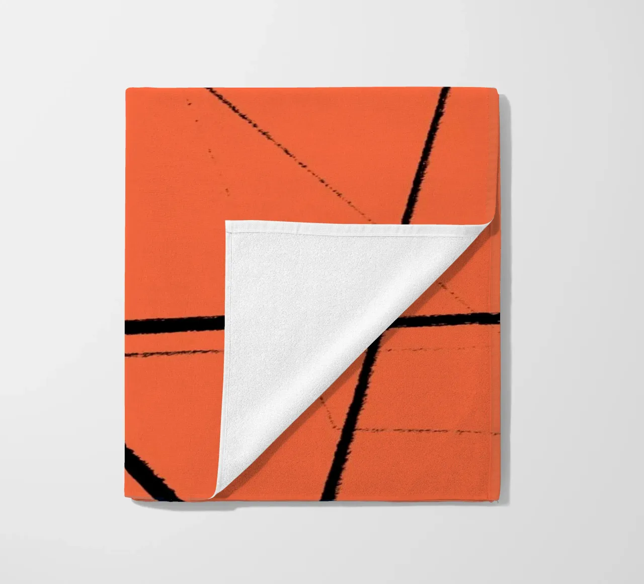 Angular Lines No 15 Strandtuch von treechild