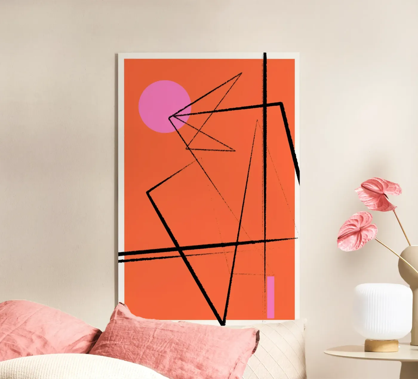 Angular Lines No 15 acryl van treechild