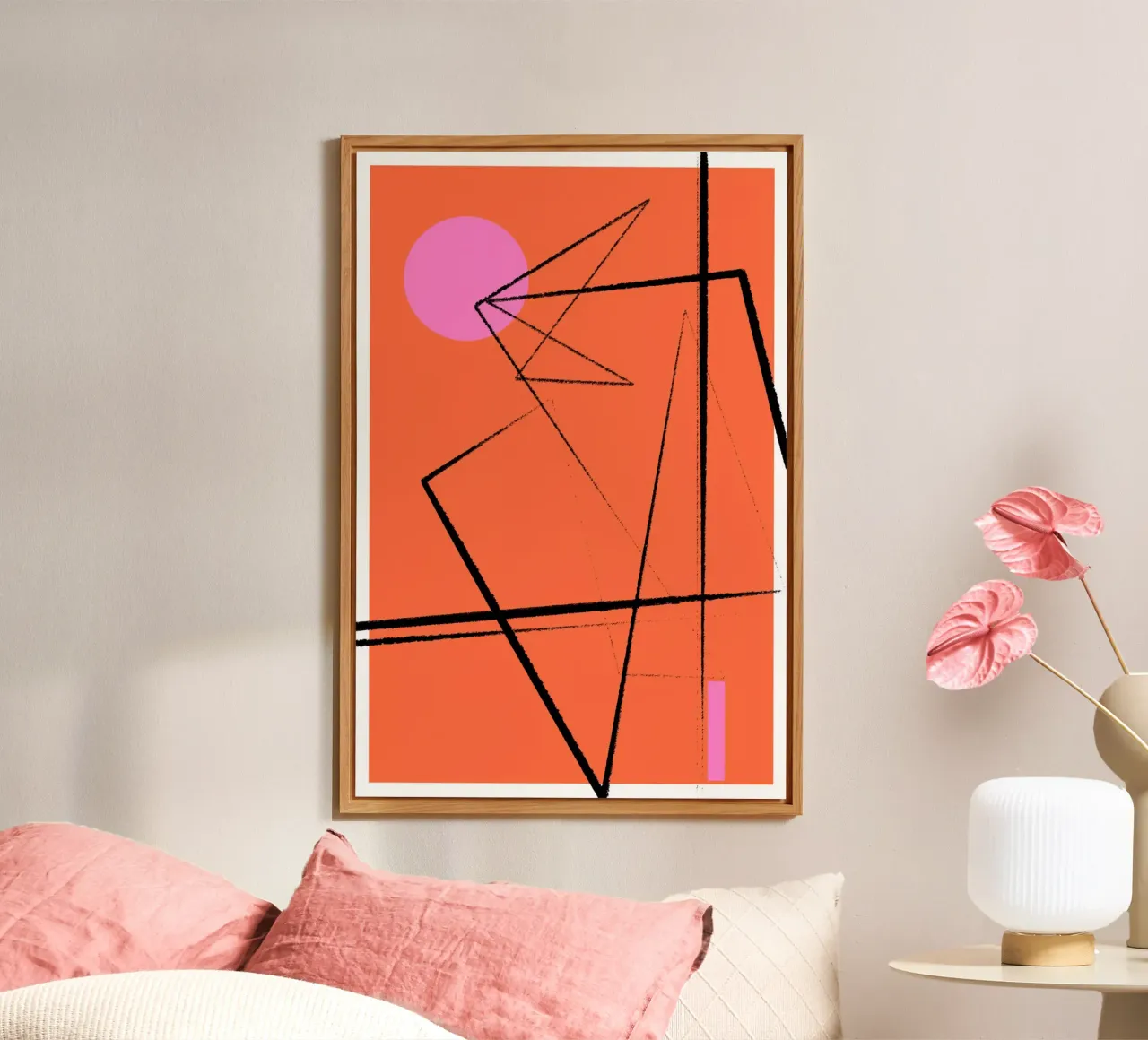 Angular Lines No 15 Alu-Dibond von treechild