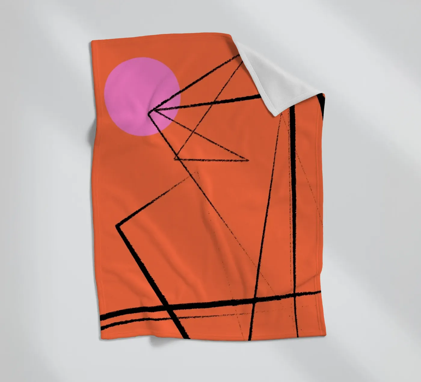 Angular Lines No 15 coperta in pile da treechild