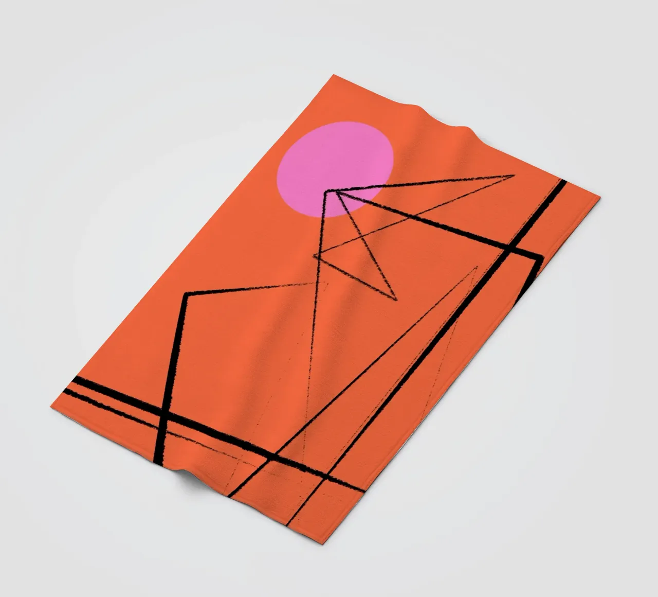 Angular Lines No 15 Fleecedecke von treechild