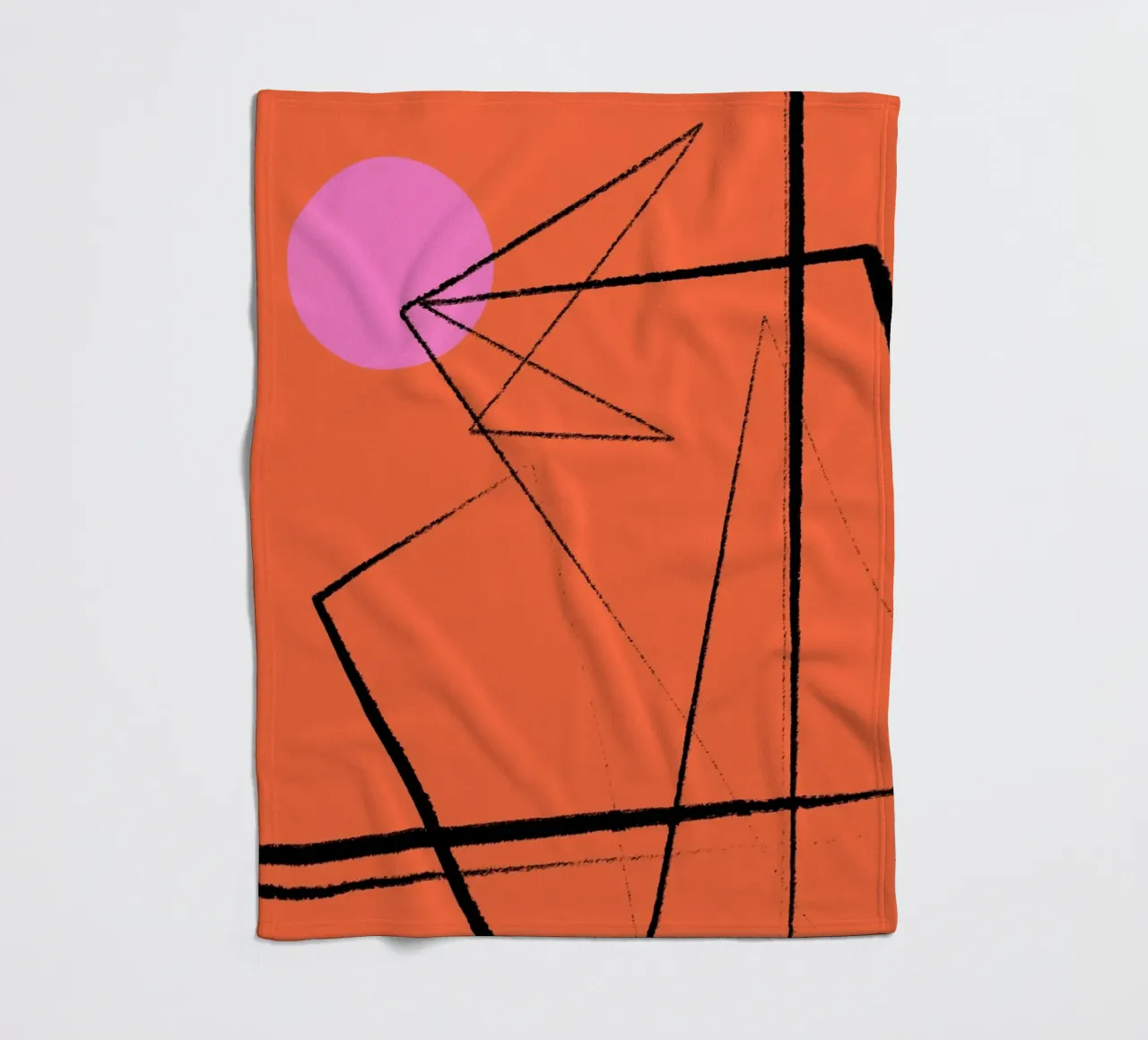 Angular Lines No 15 Fleecedecke von treechild