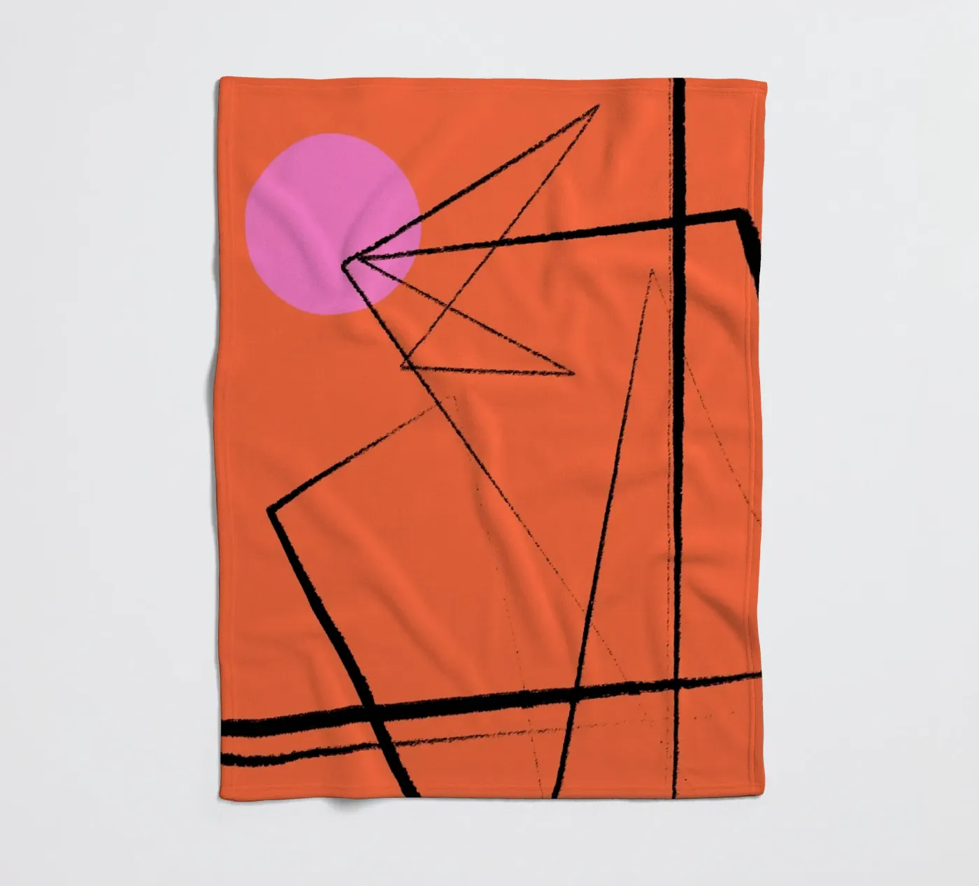 Angular Lines No 15 Fleecedecke von treechild