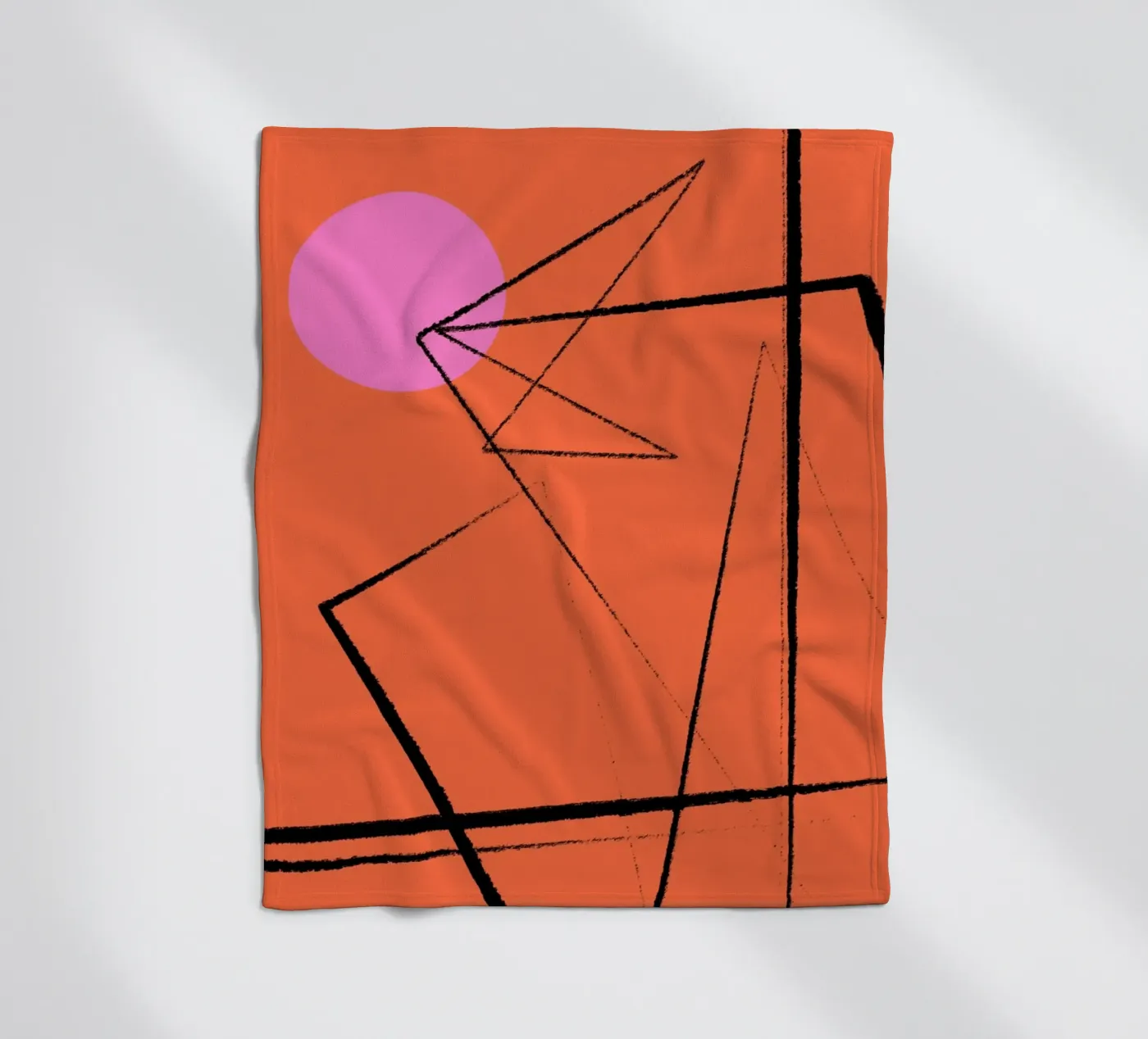 Angular Lines No 15 Fleecedecke von treechild