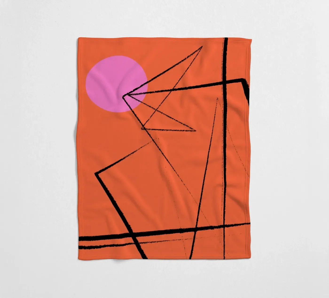 Angular Lines No 15 Fleecedecke von treechild