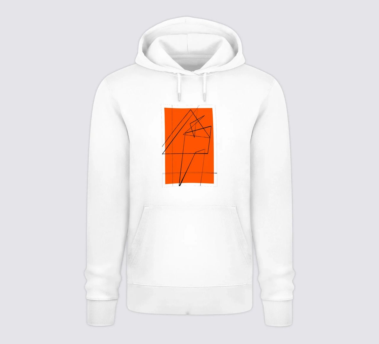 Angular Lines No 6 felpa con cappuccio da treechild