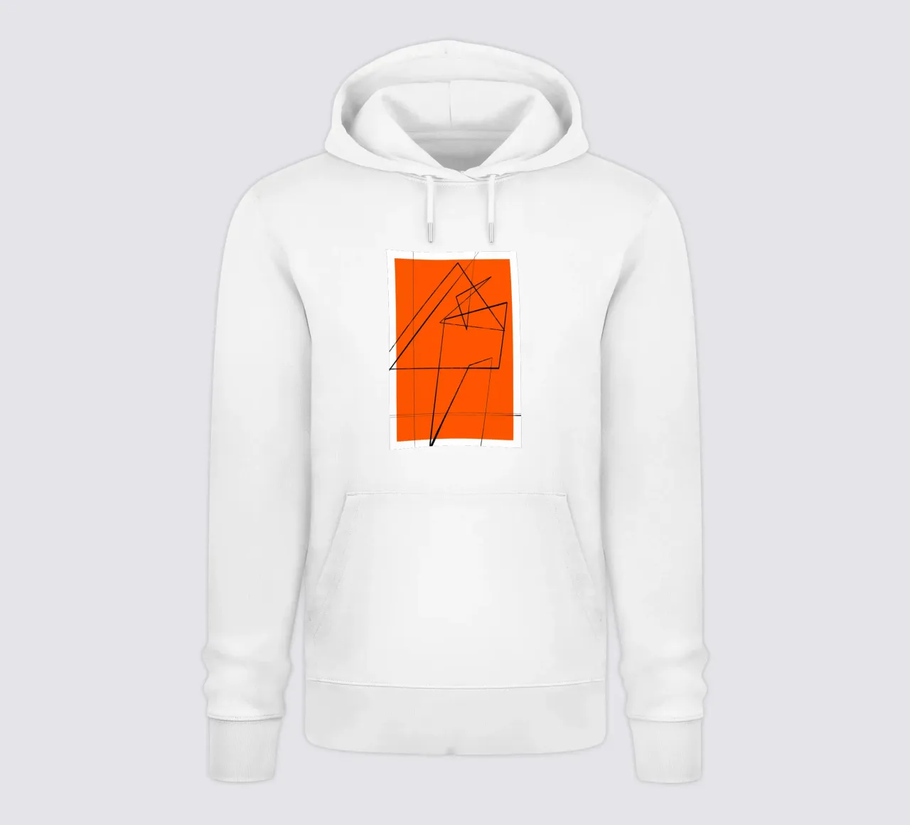 Angular Lines No 6 felpa con cappuccio da treechild