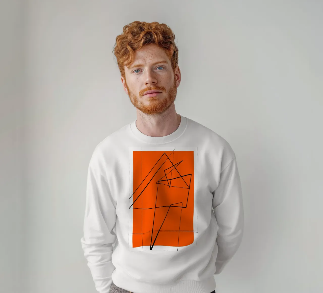 Angular Lines No 6 Sweatshirt von treechild