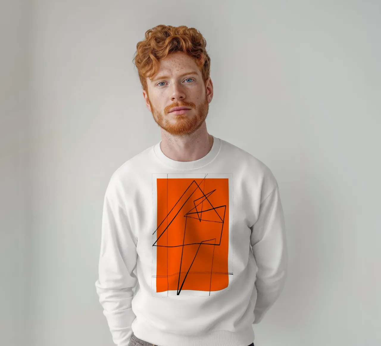 Angular Lines No 6 sweatshirt van treechild