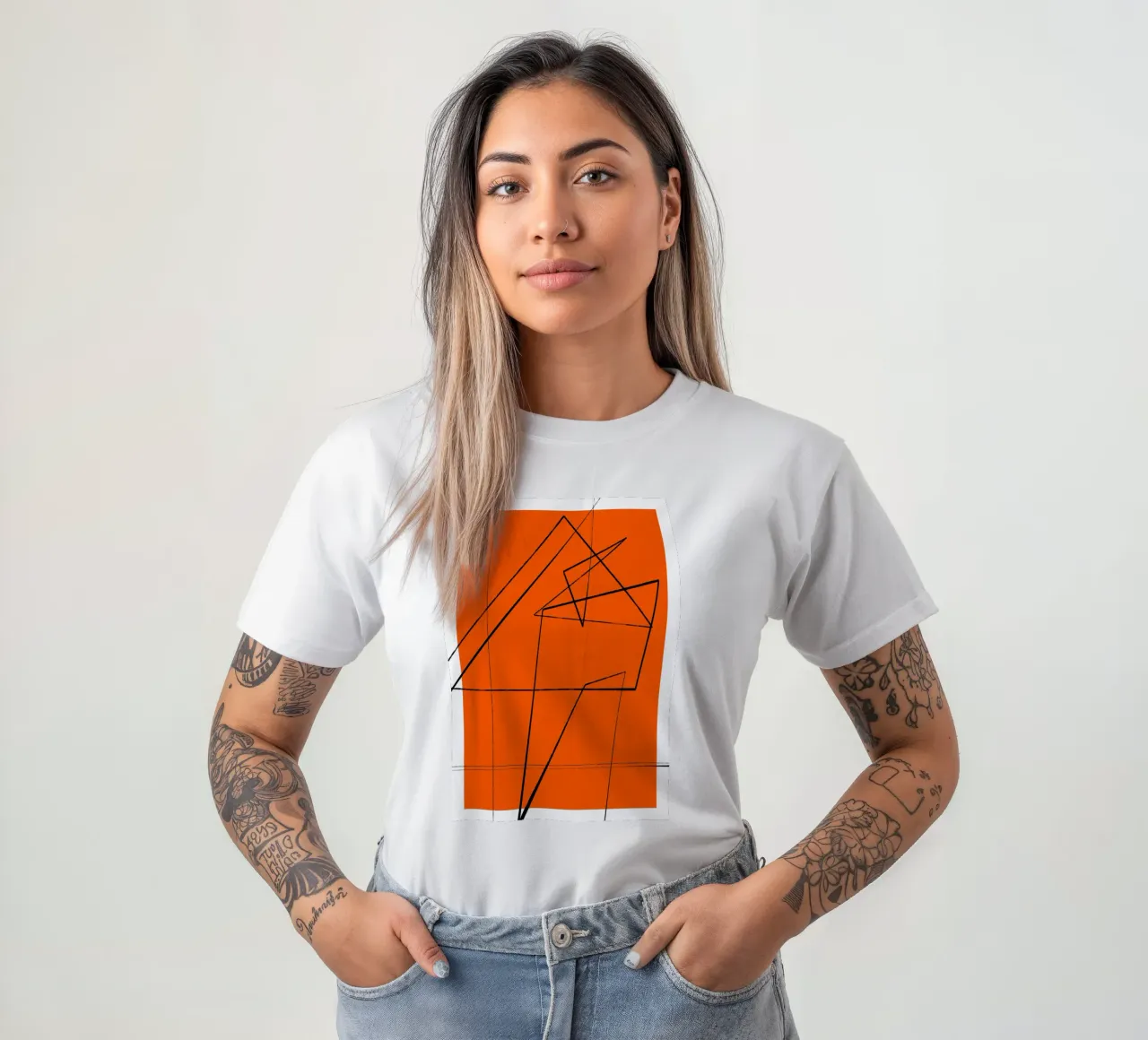Angular Lines No 6 t-shirt da treechild