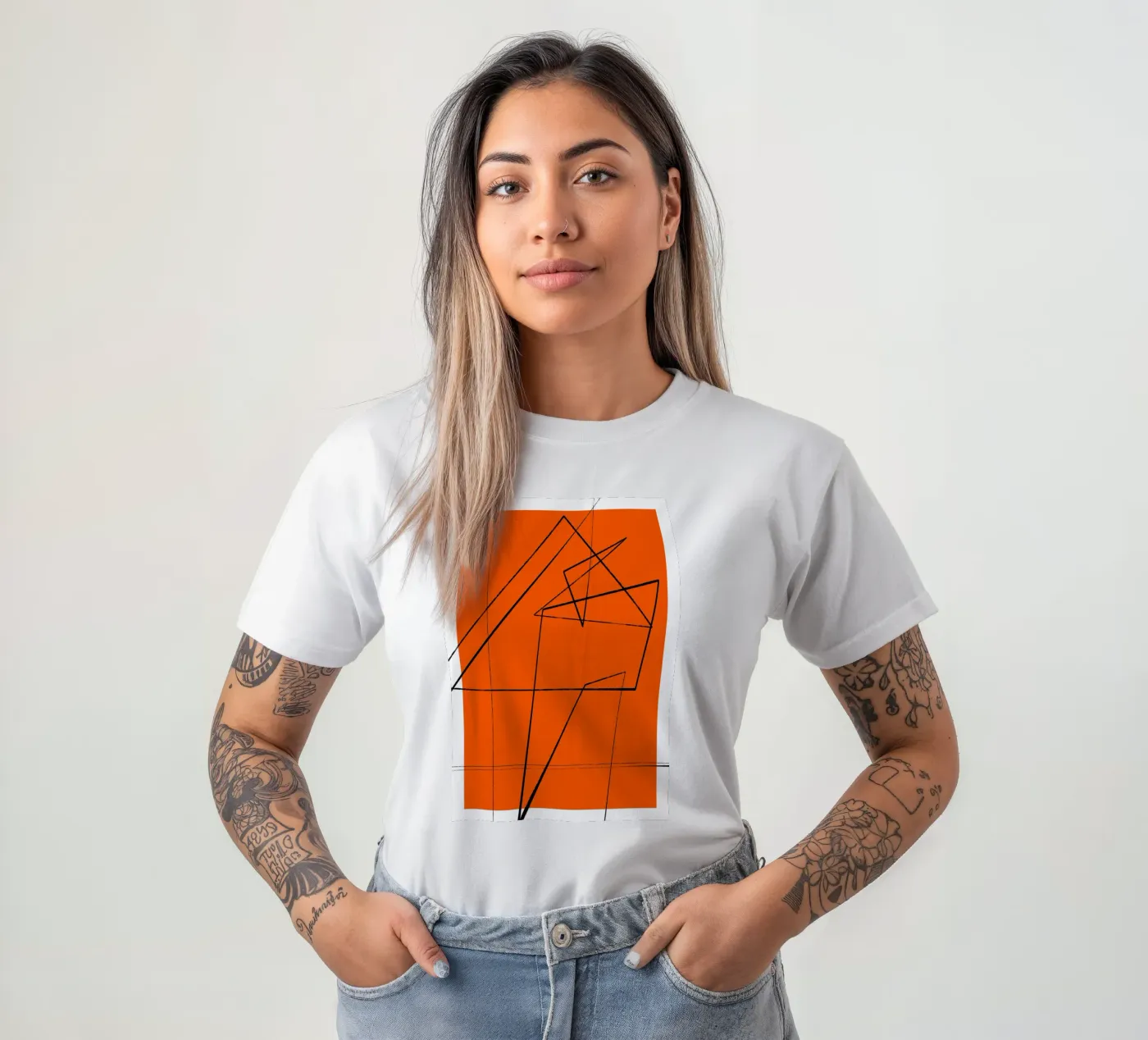 Angular Lines No 6 t-shirt da treechild