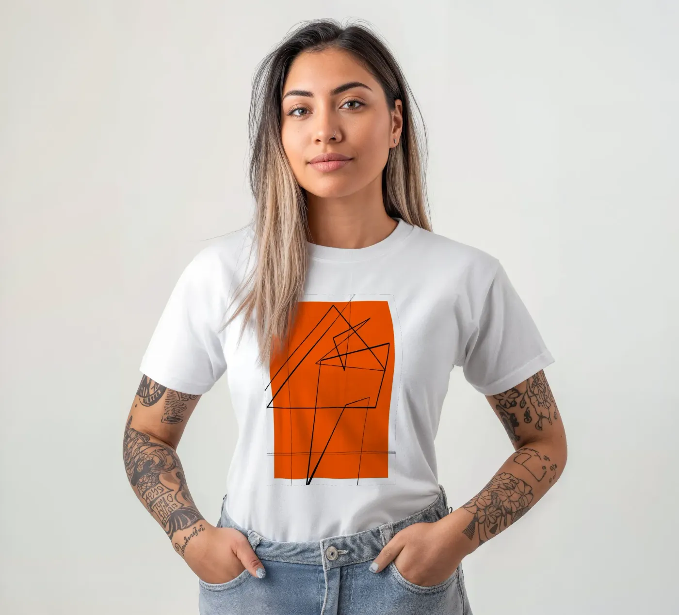 Angular Lines No 6 t-shirt da treechild