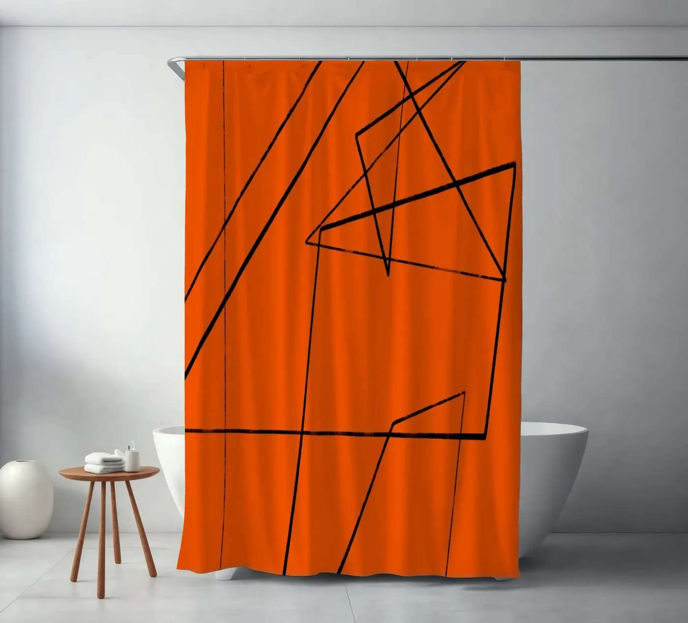 Angular Lines No 6 Duschvorhang von treechild