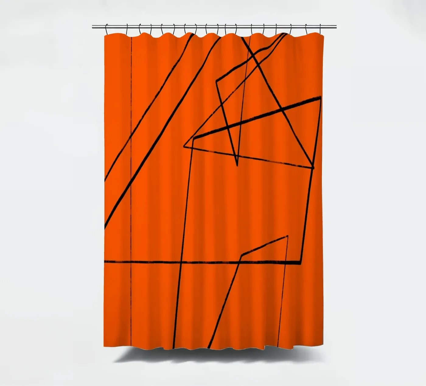 Angular Lines No 6 Duschvorhang von treechild