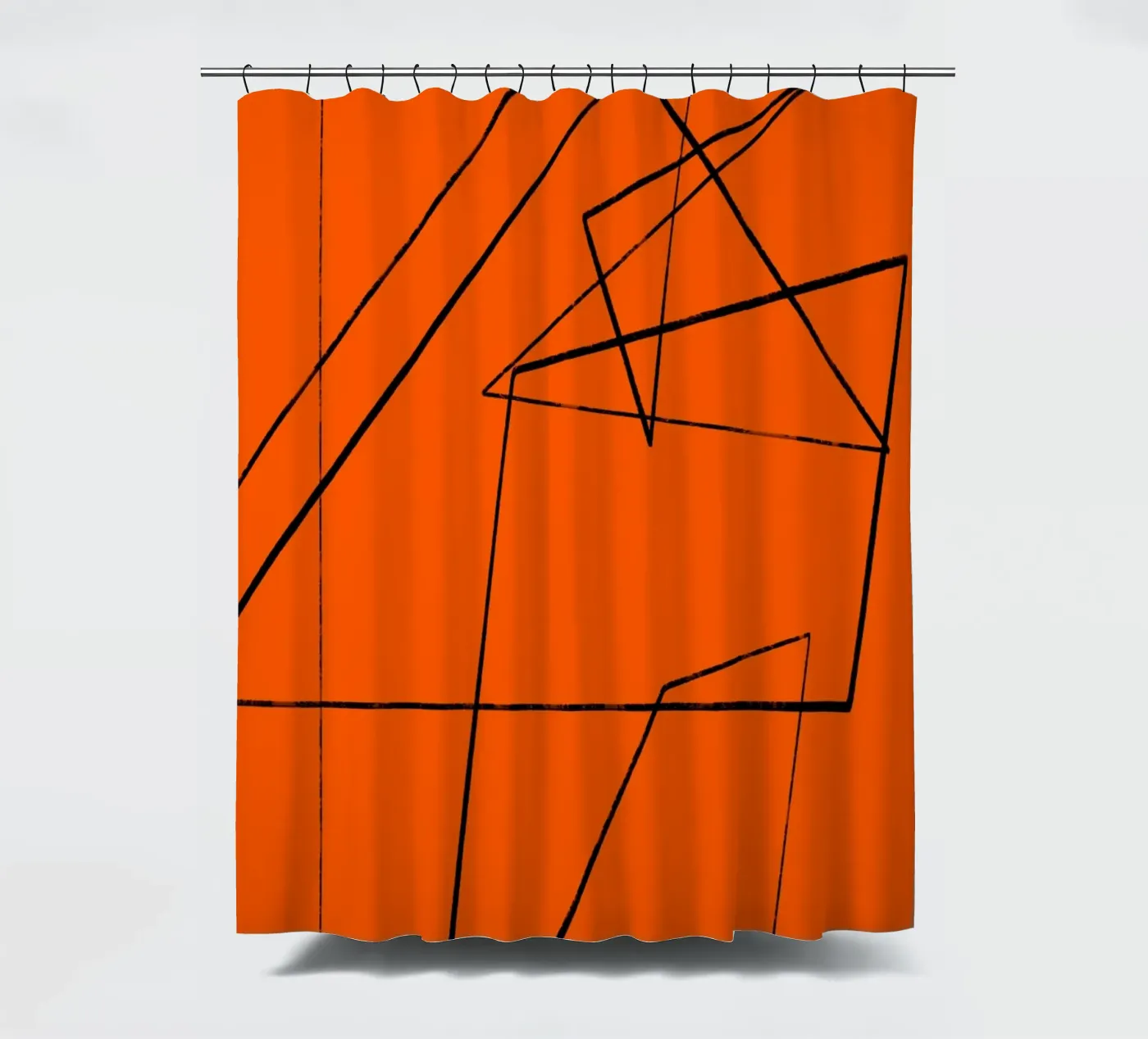 Angular Lines No 6 Duschvorhang von treechild