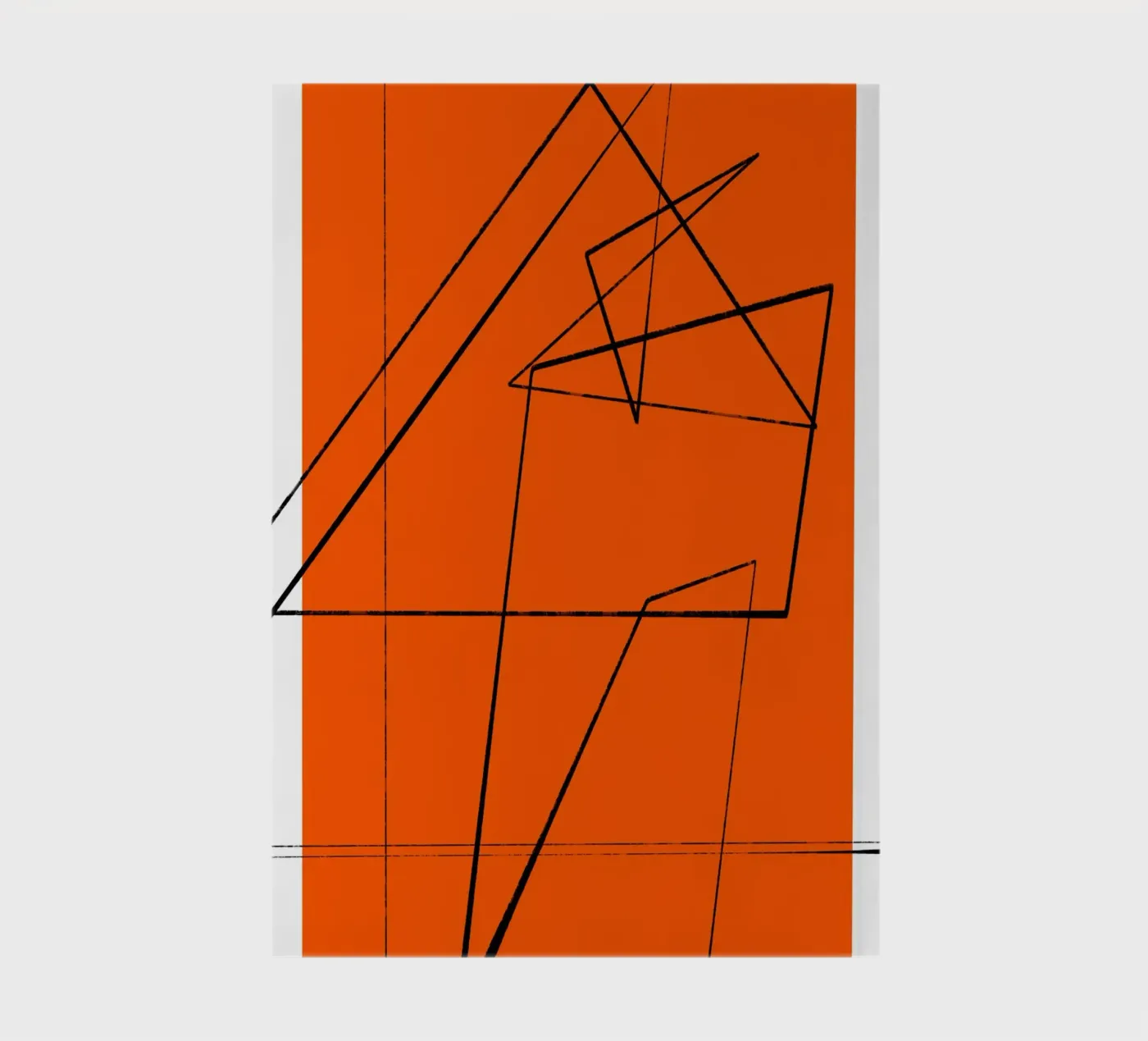 Angular Lines No 6 notebook by treechild