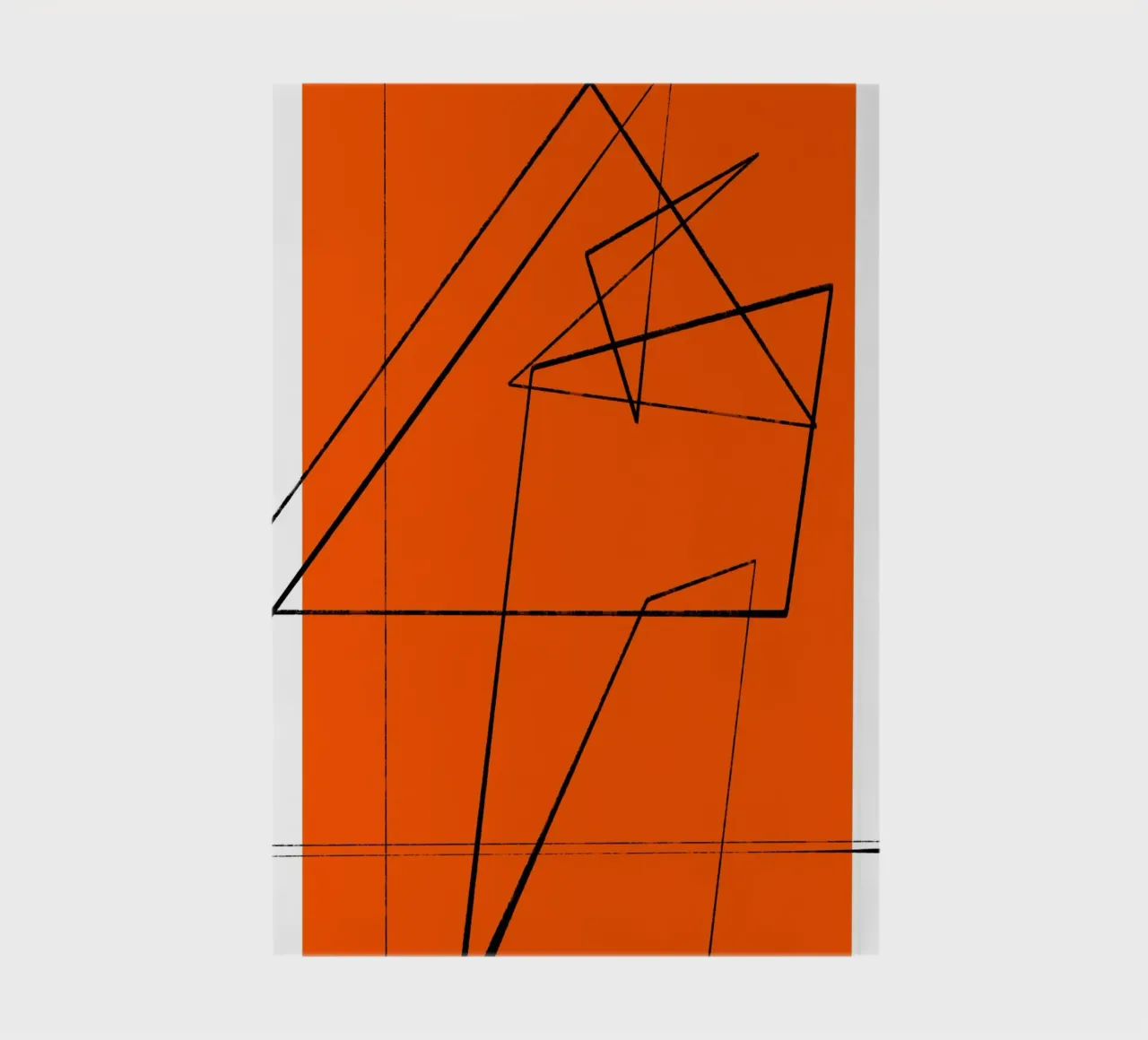 Angular Lines No 6 carnet de notes de treechild