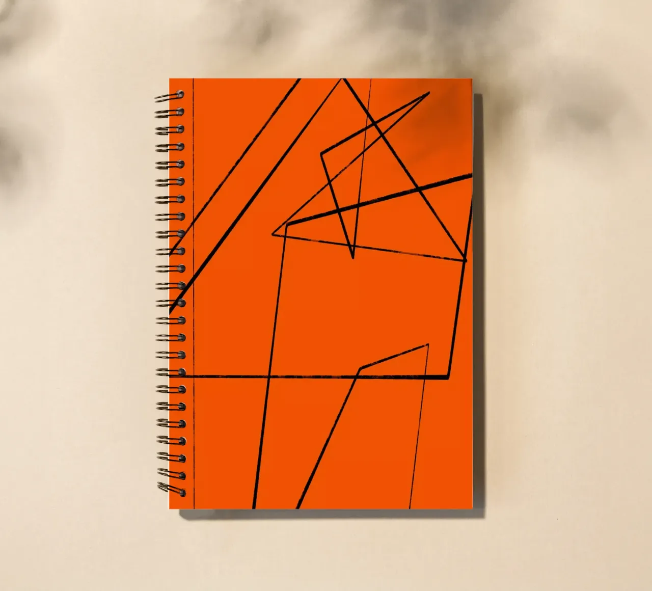 Angular Lines No 6 spiral notebook by treechild