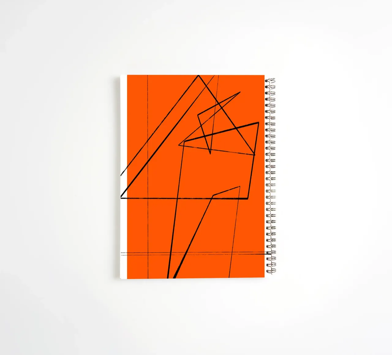 Angular Lines No 6 spiral notebook by treechild