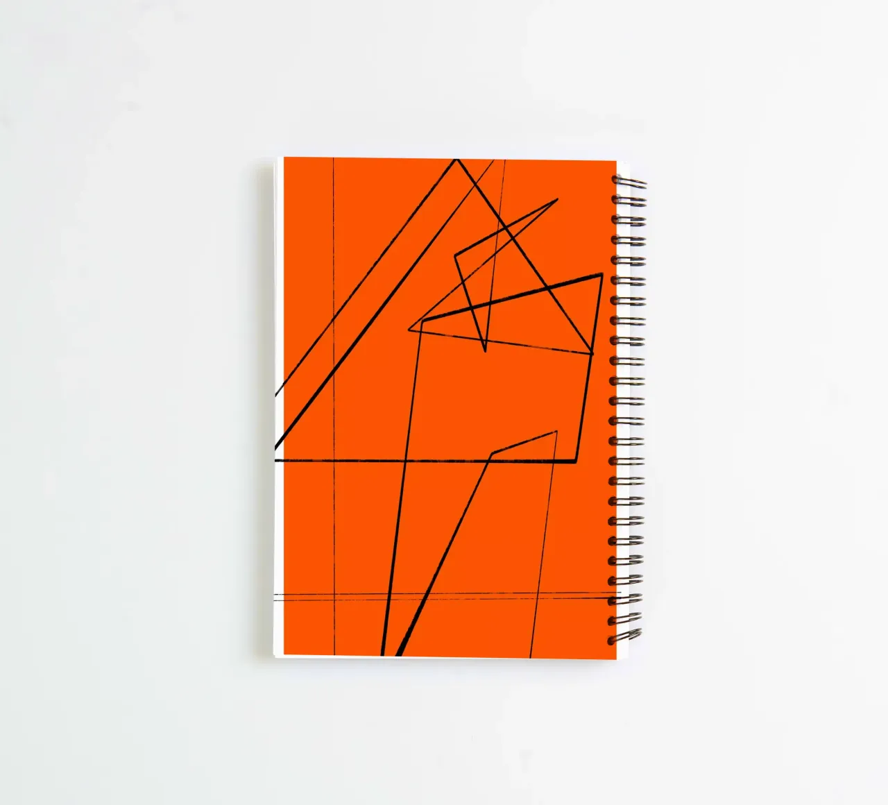 Angular Lines No 6 spiral notebook by treechild