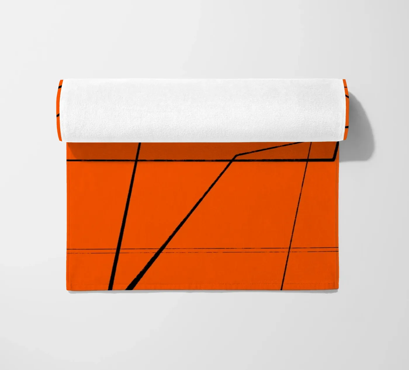Angular Lines No 6 beach towel by treechild