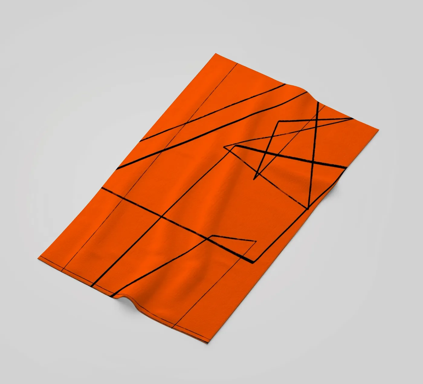 Angular Lines No 6 strandhanddoek van treechild