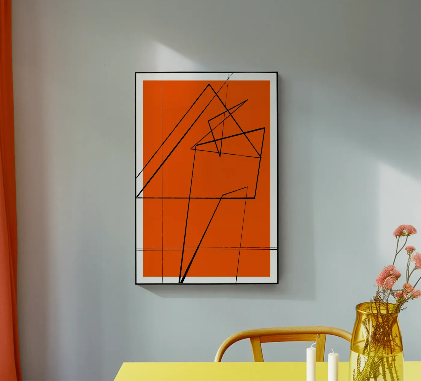 Angular Lines No 6 acrylic glass by treechild