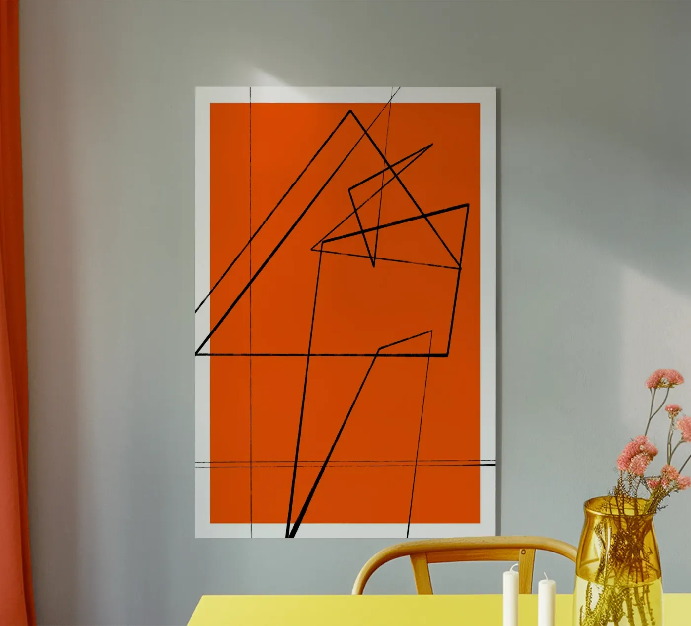 Angular Lines No 6 acrylic glass by treechild