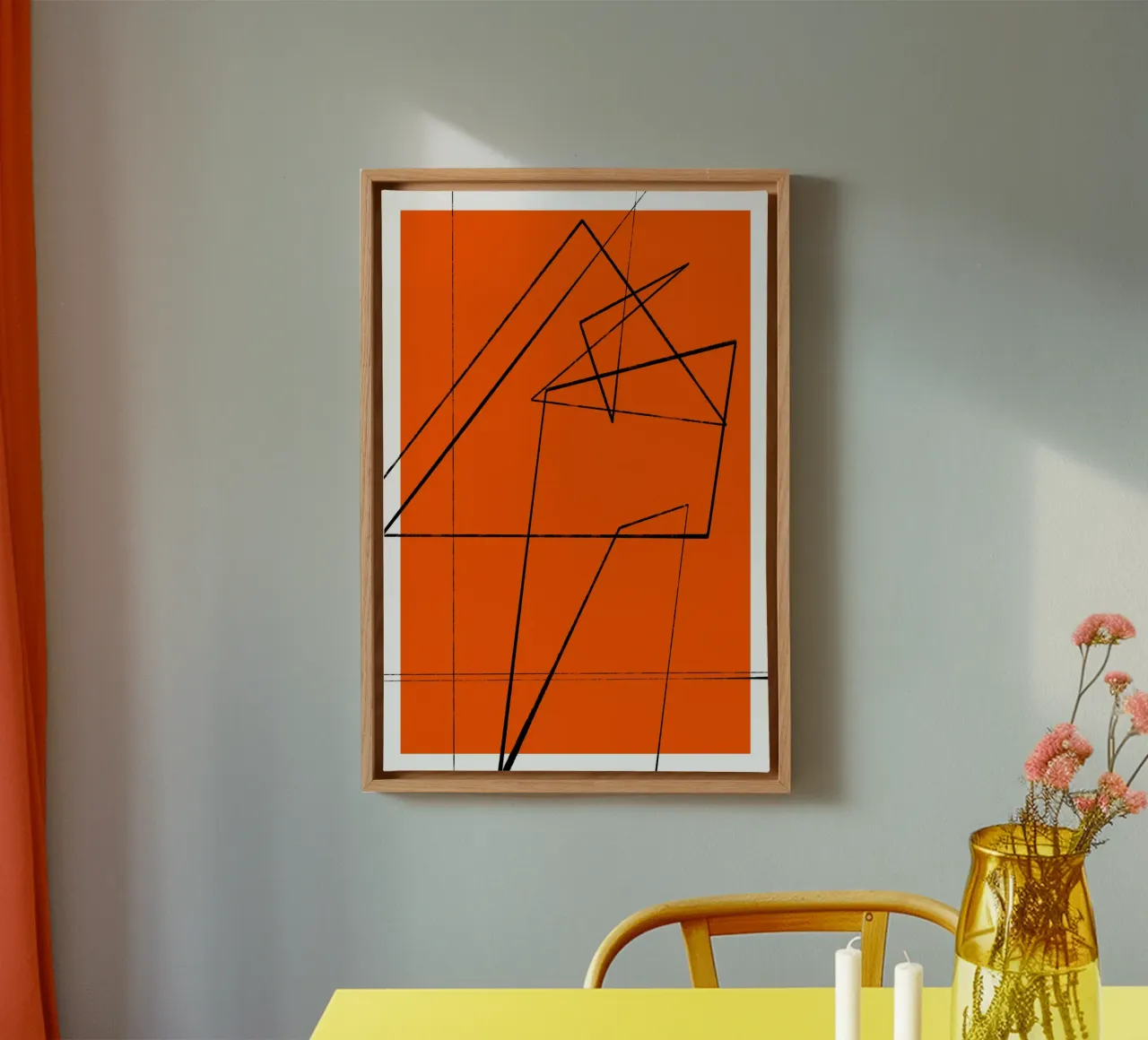 Angular Lines No 6 canvas van treechild