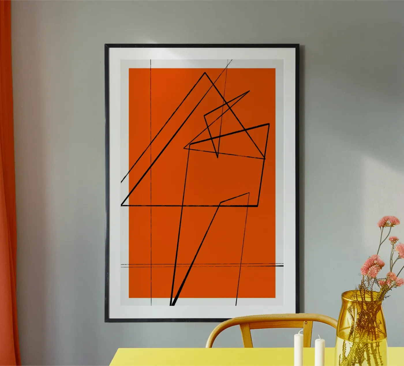 Angular Lines No 6 poster by treechild