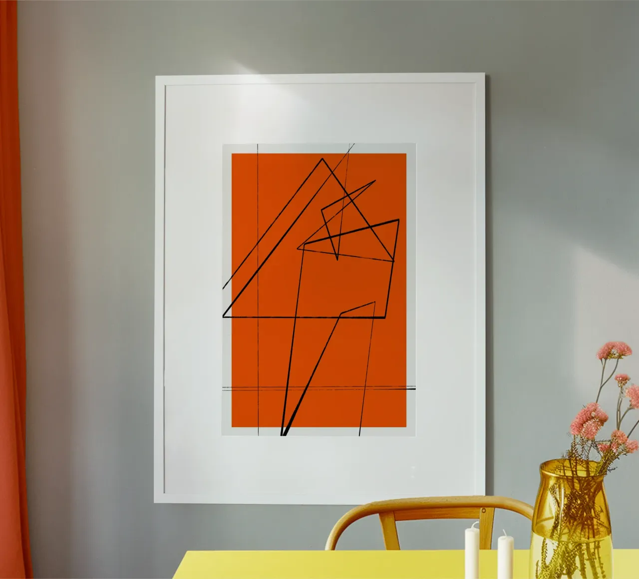 Angular Lines No 6 hahnemühle van treechild