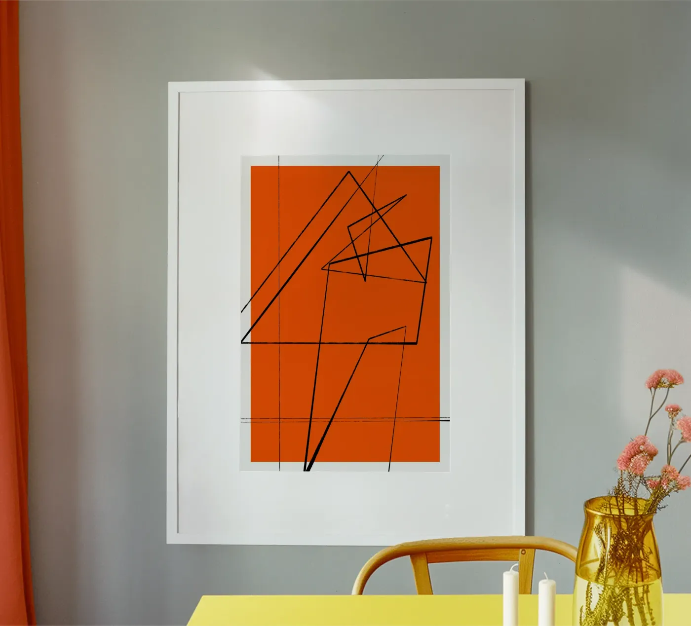 Angular Lines No 6 poster by treechild