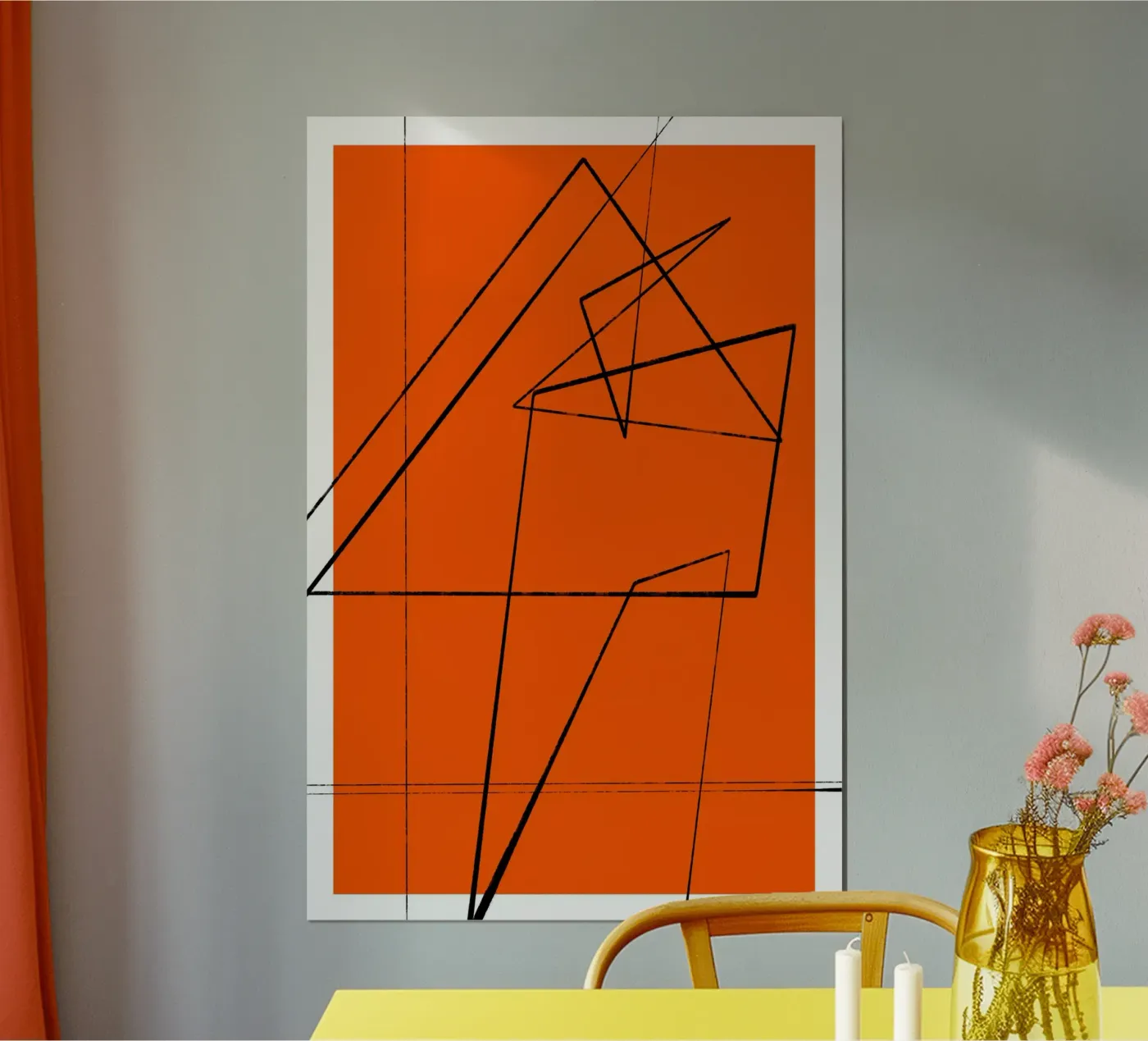 Angular Lines No 6 poster by treechild