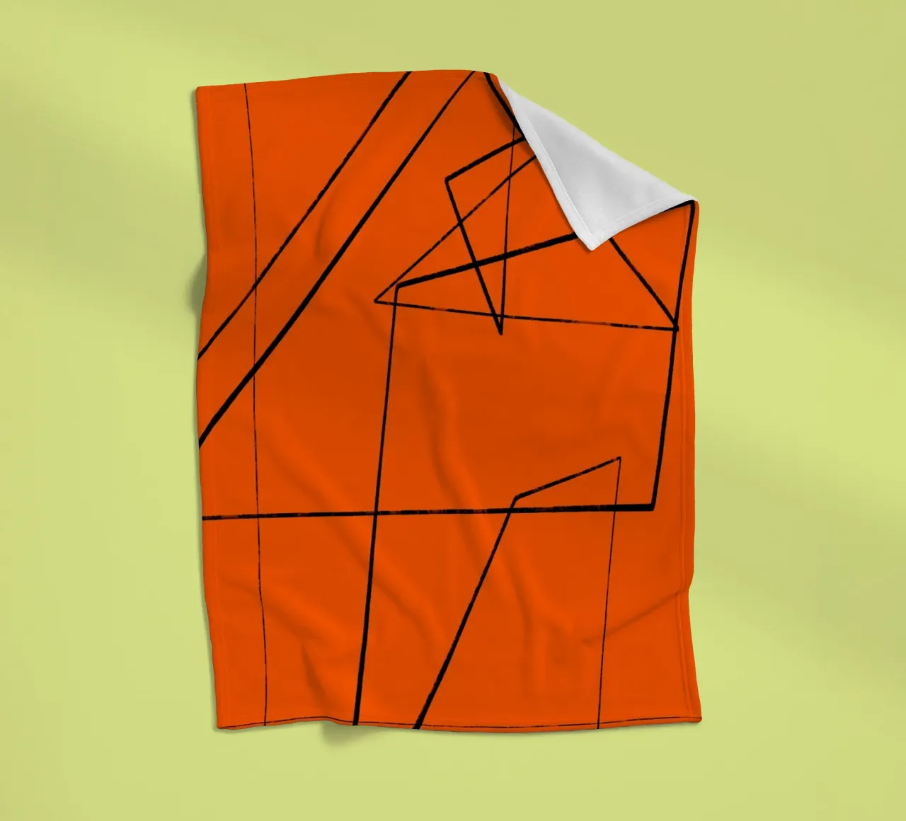 Angular Lines No 6 fleecedeken van treechild