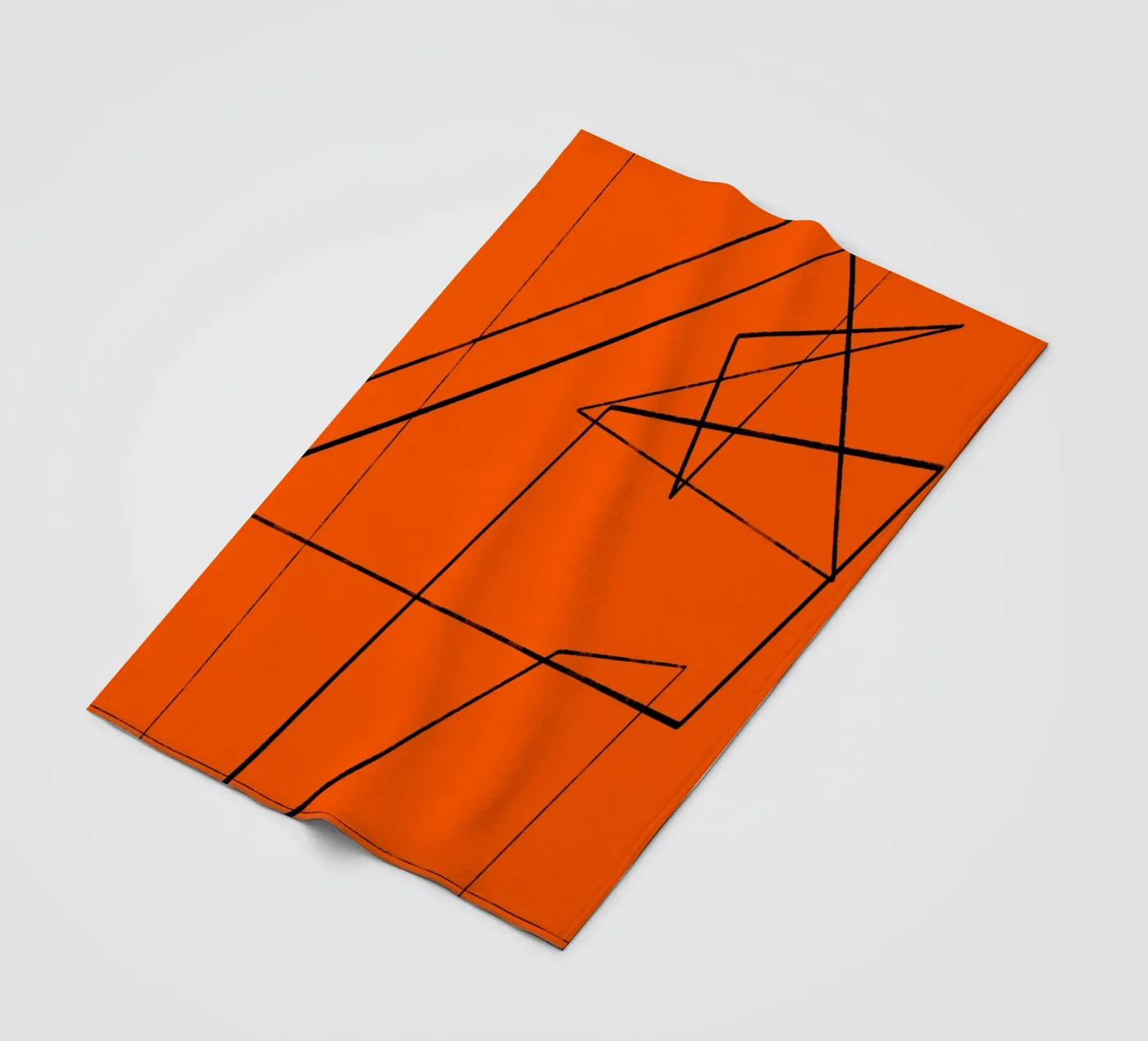 Angular Lines No 6 Fleecedecke von treechild