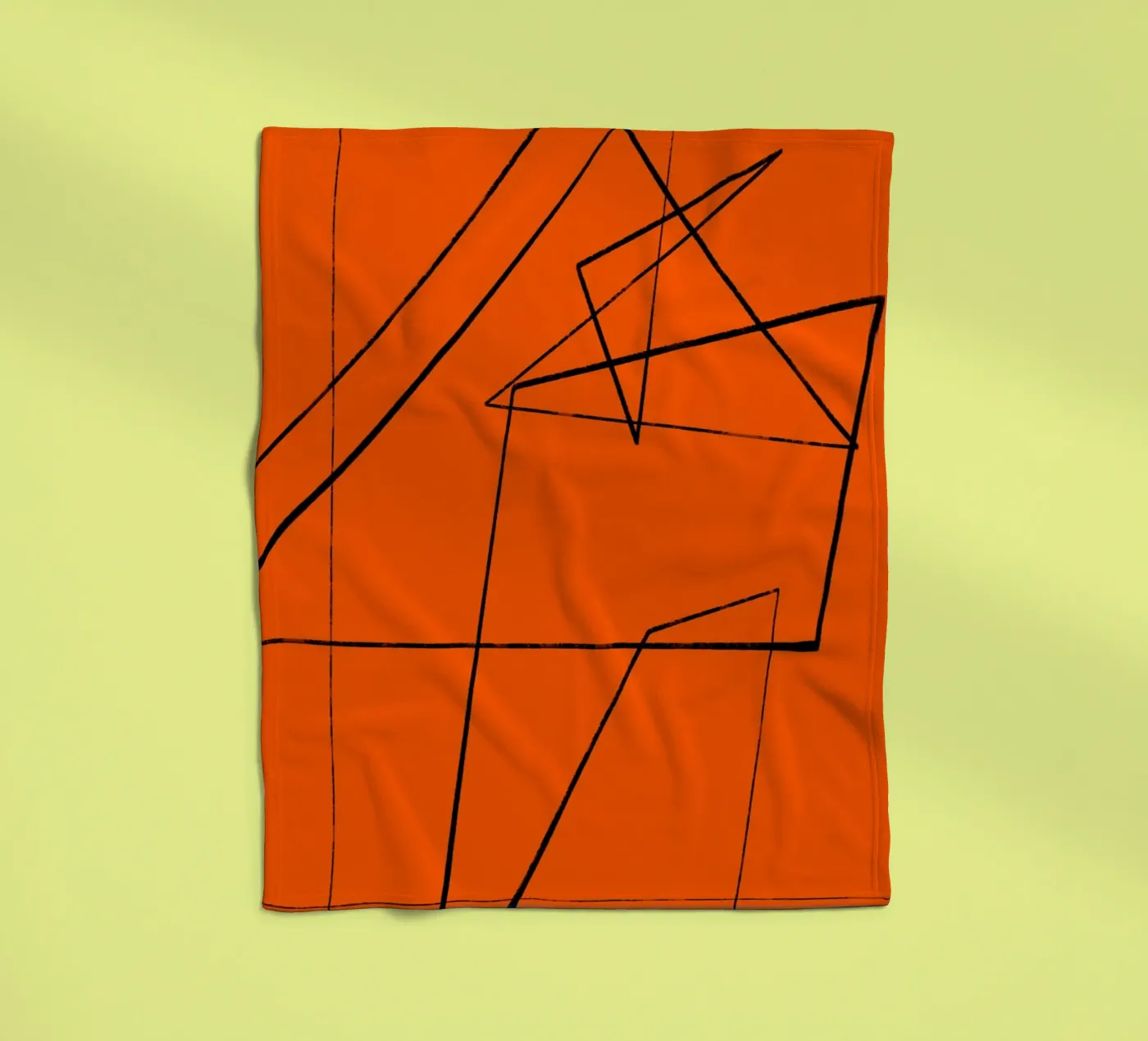 Angular Lines No 6 Fleecedecke von treechild