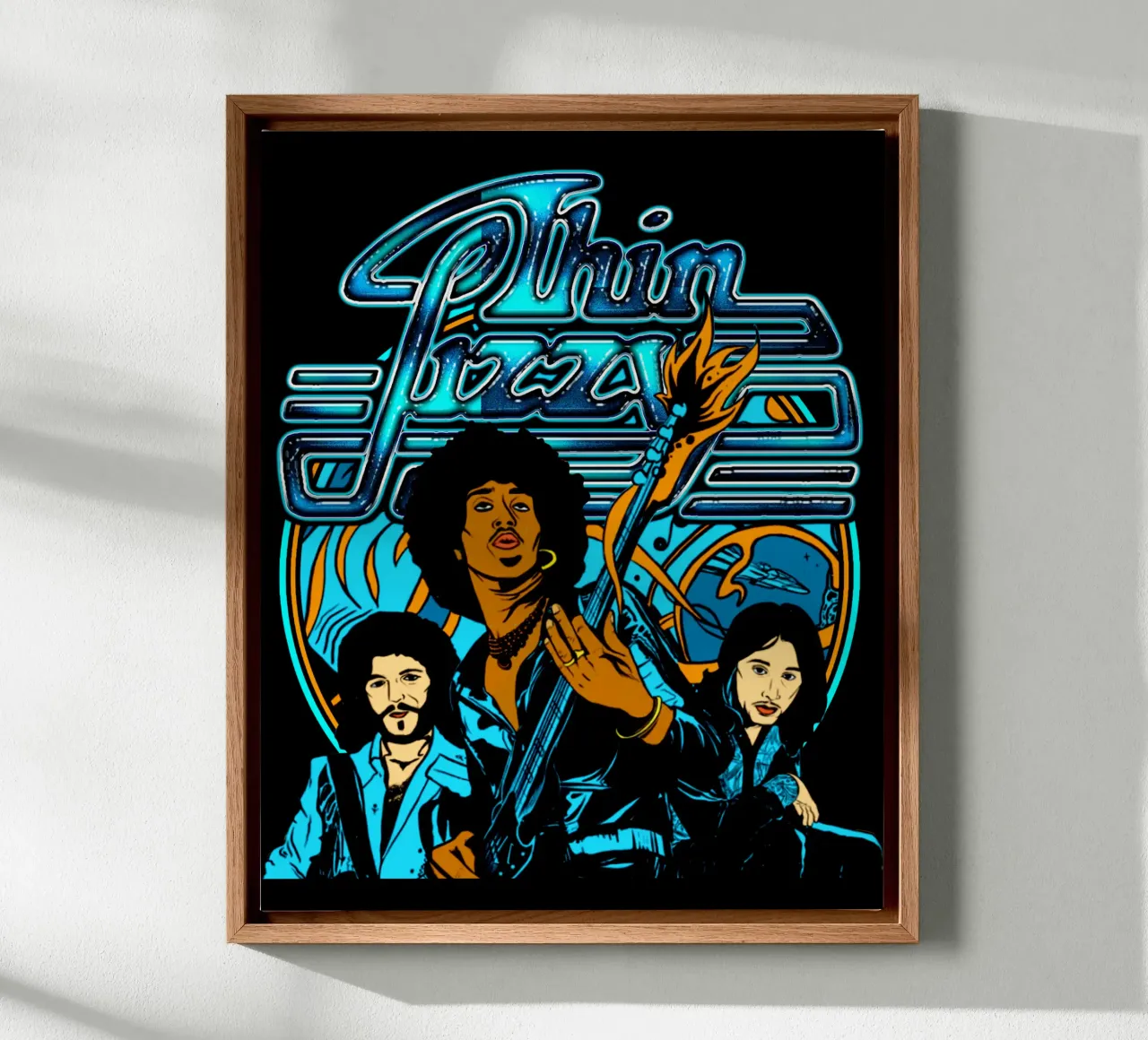 Stile retrò Rock Thin Lizzy tela con Cornice a cassetta da imstildreaming