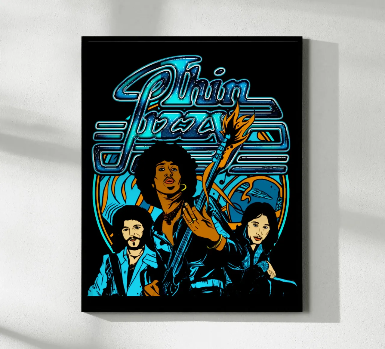 Stile retrò Rock Thin Lizzy poster con telaio in plastica da imstildreaming