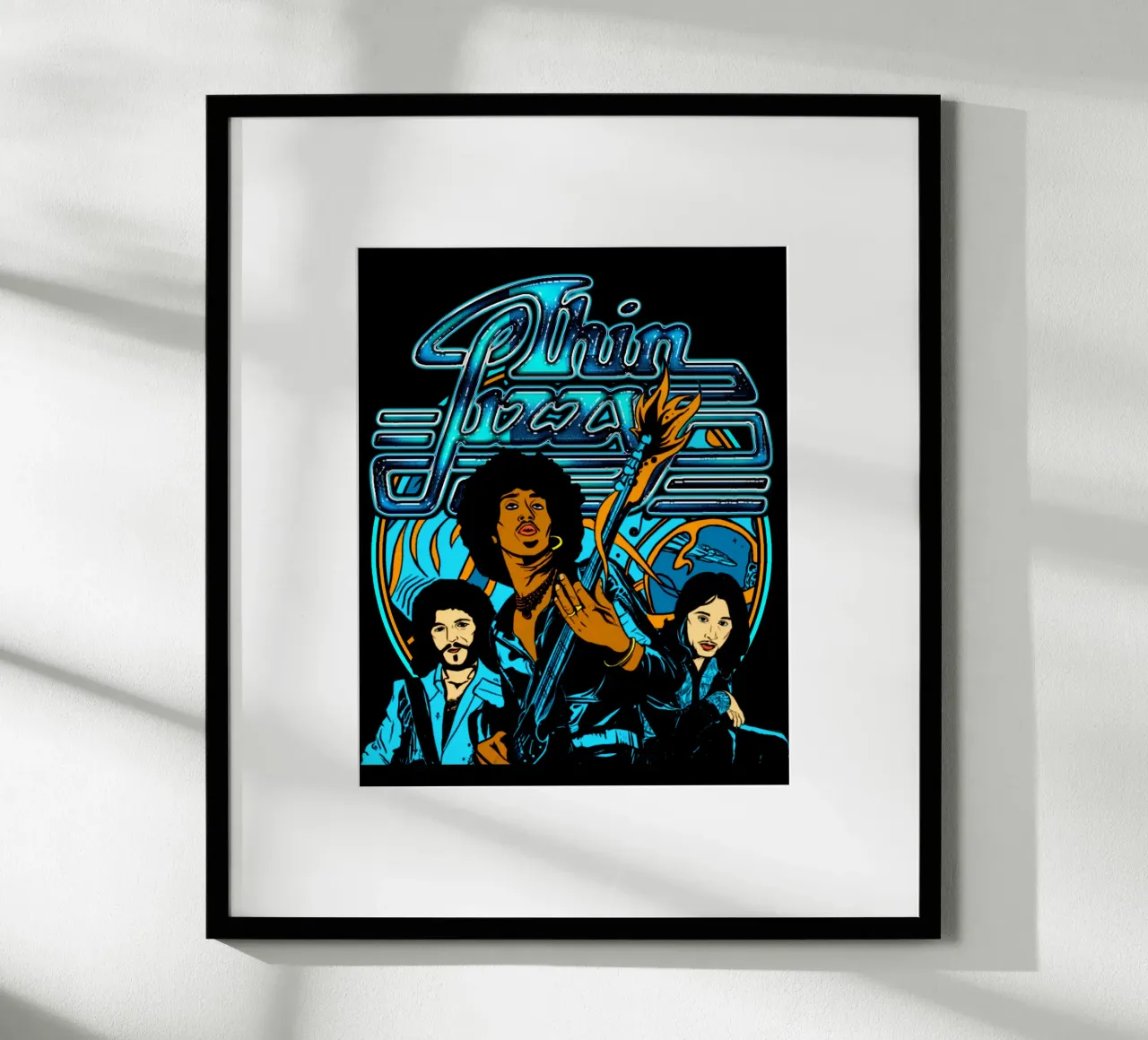 Stile retrò Rock Thin Lizzy poster con telaio in plastica da imstildreaming