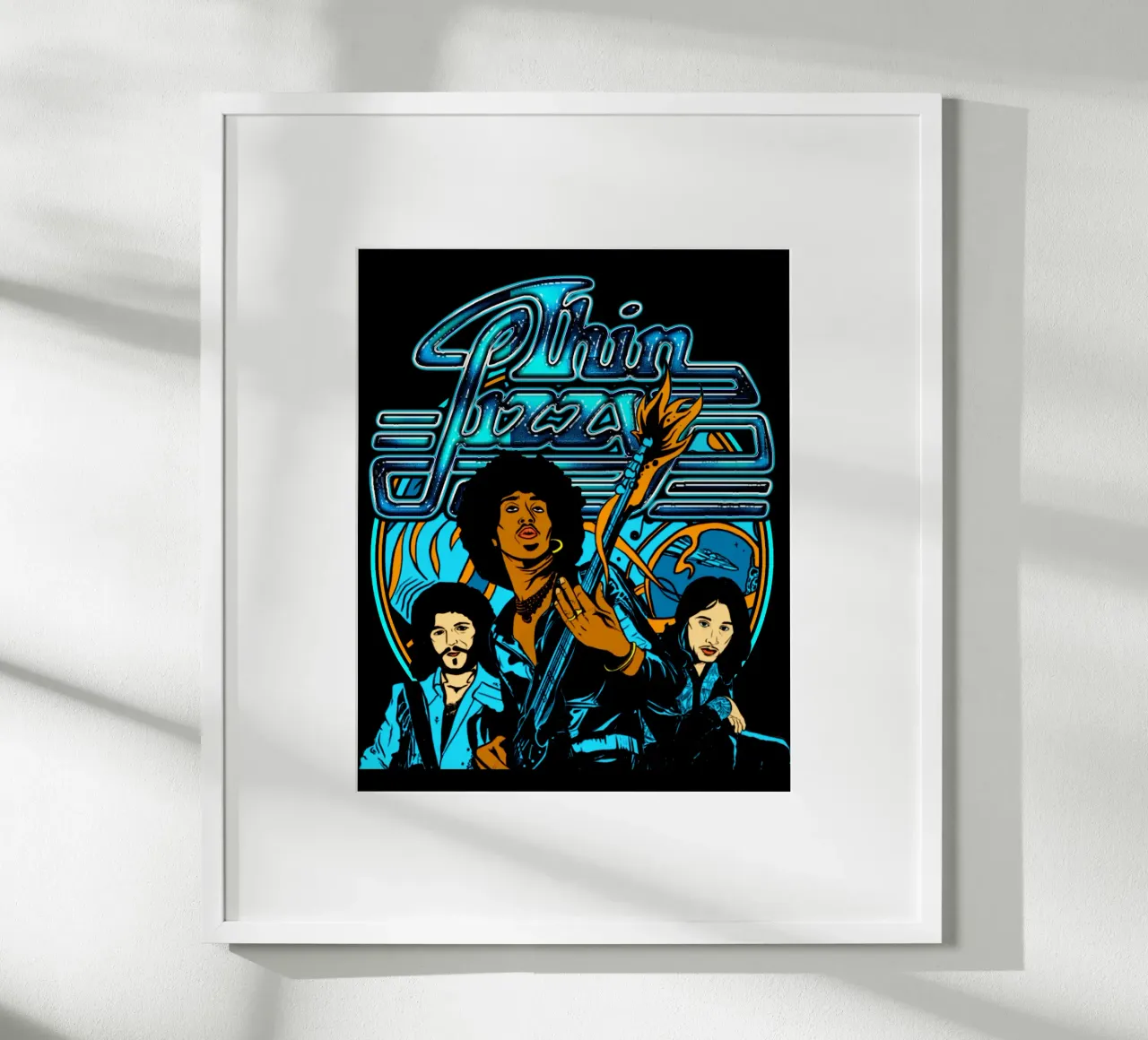 Stile retrò Rock Thin Lizzy poster con telaio in plastica da imstildreaming