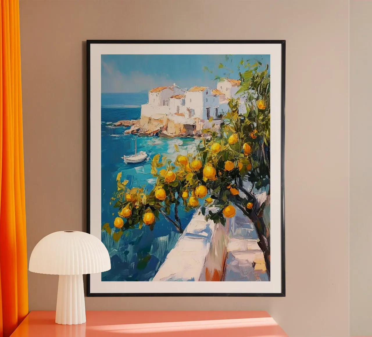 fruit and lake poster da firmana