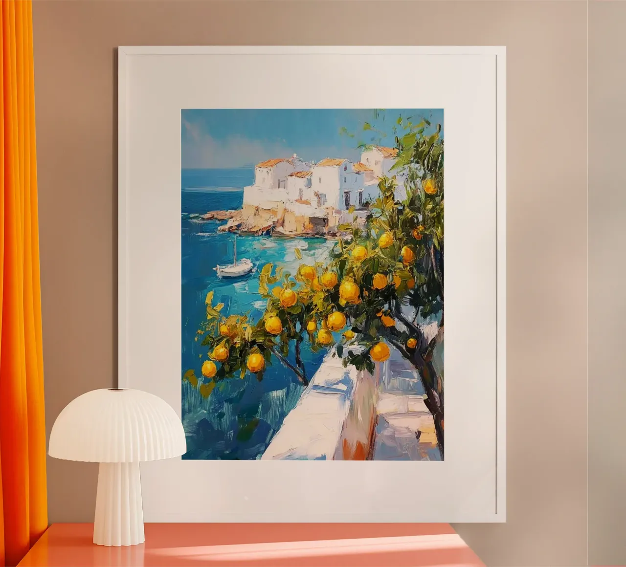 fruit and lake poster da firmana
