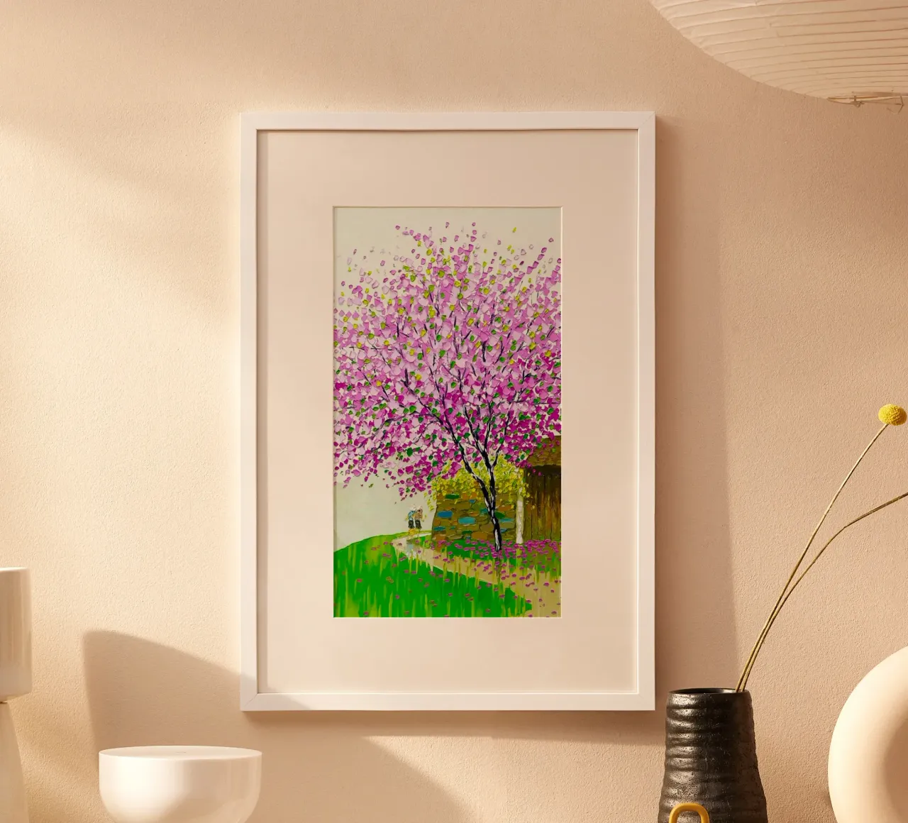 blossom green grass poster da sunity