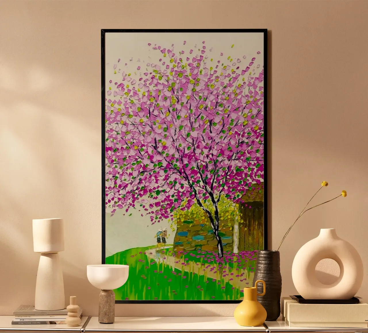 blossom green grass poster da sunity