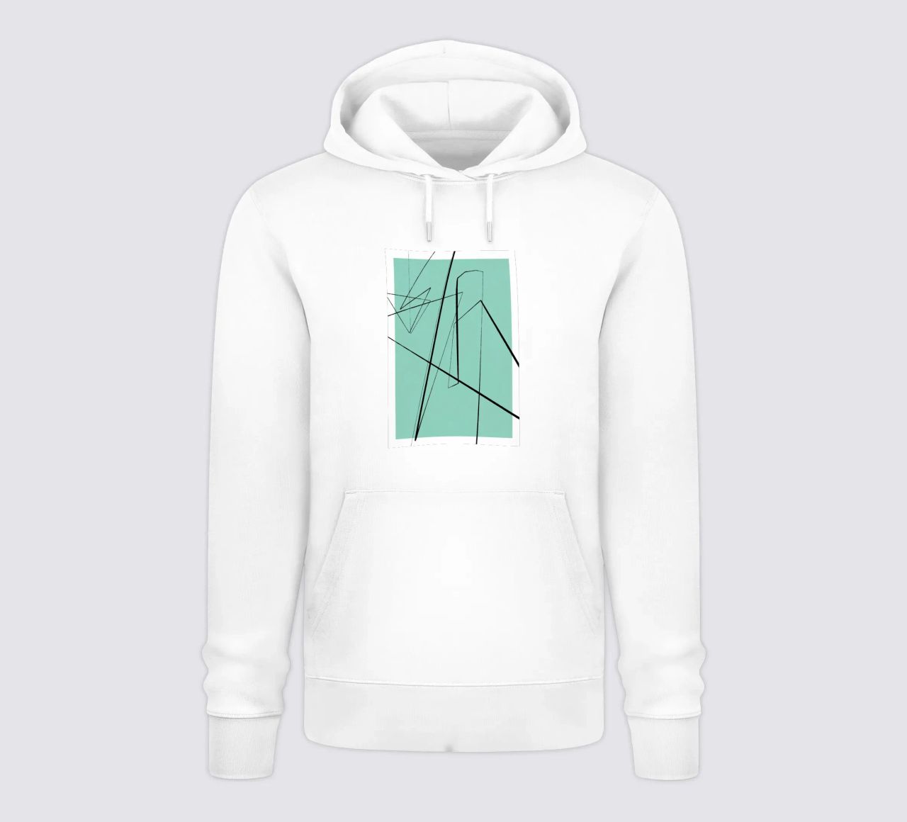 Angular Lines No 3 felpa con cappuccio da treechild
