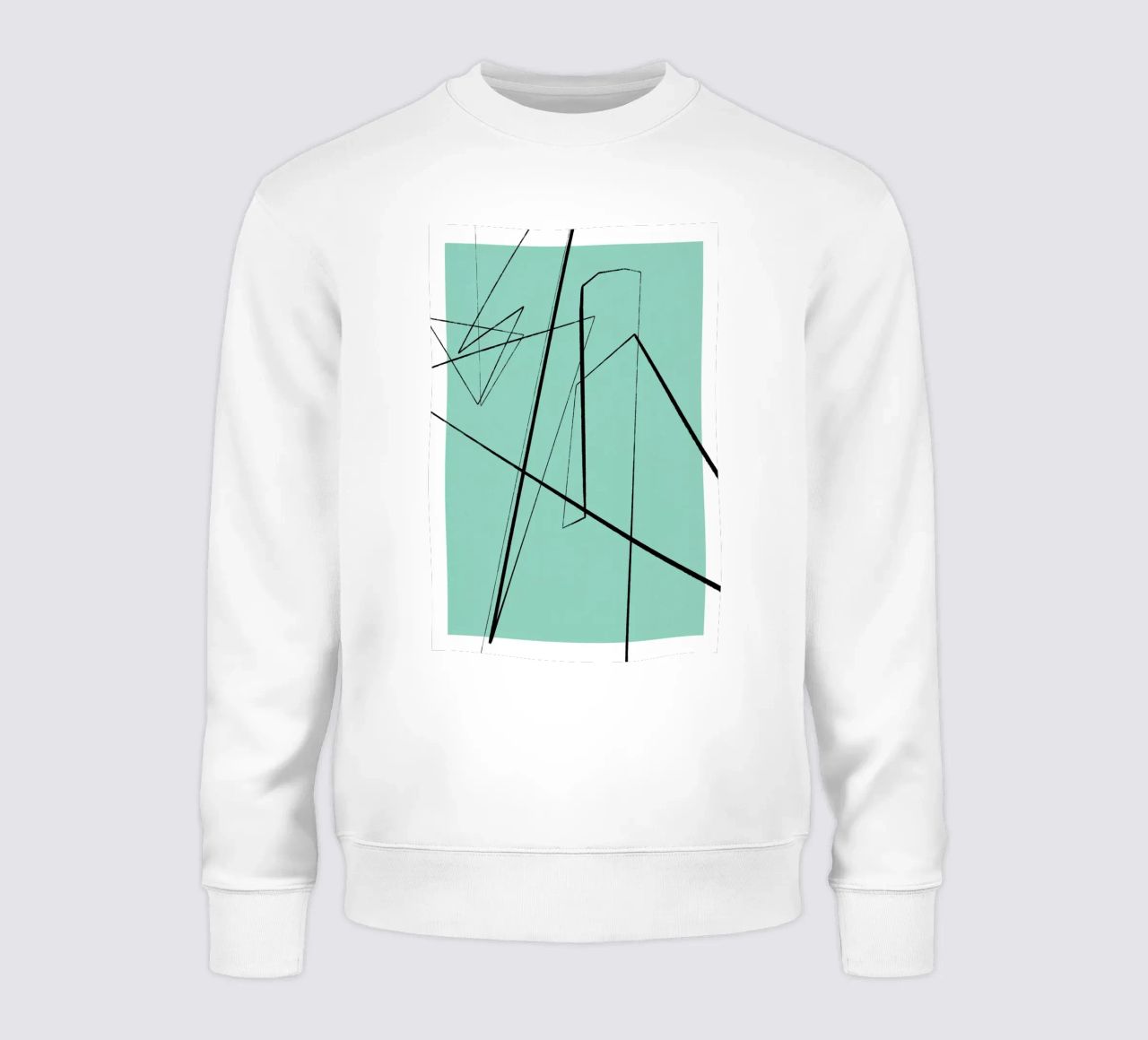 Angular Lines No 3 Sweatshirt von treechild