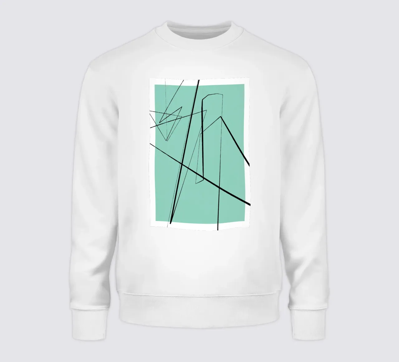 Angular Lines No 3 Sweatshirt von treechild