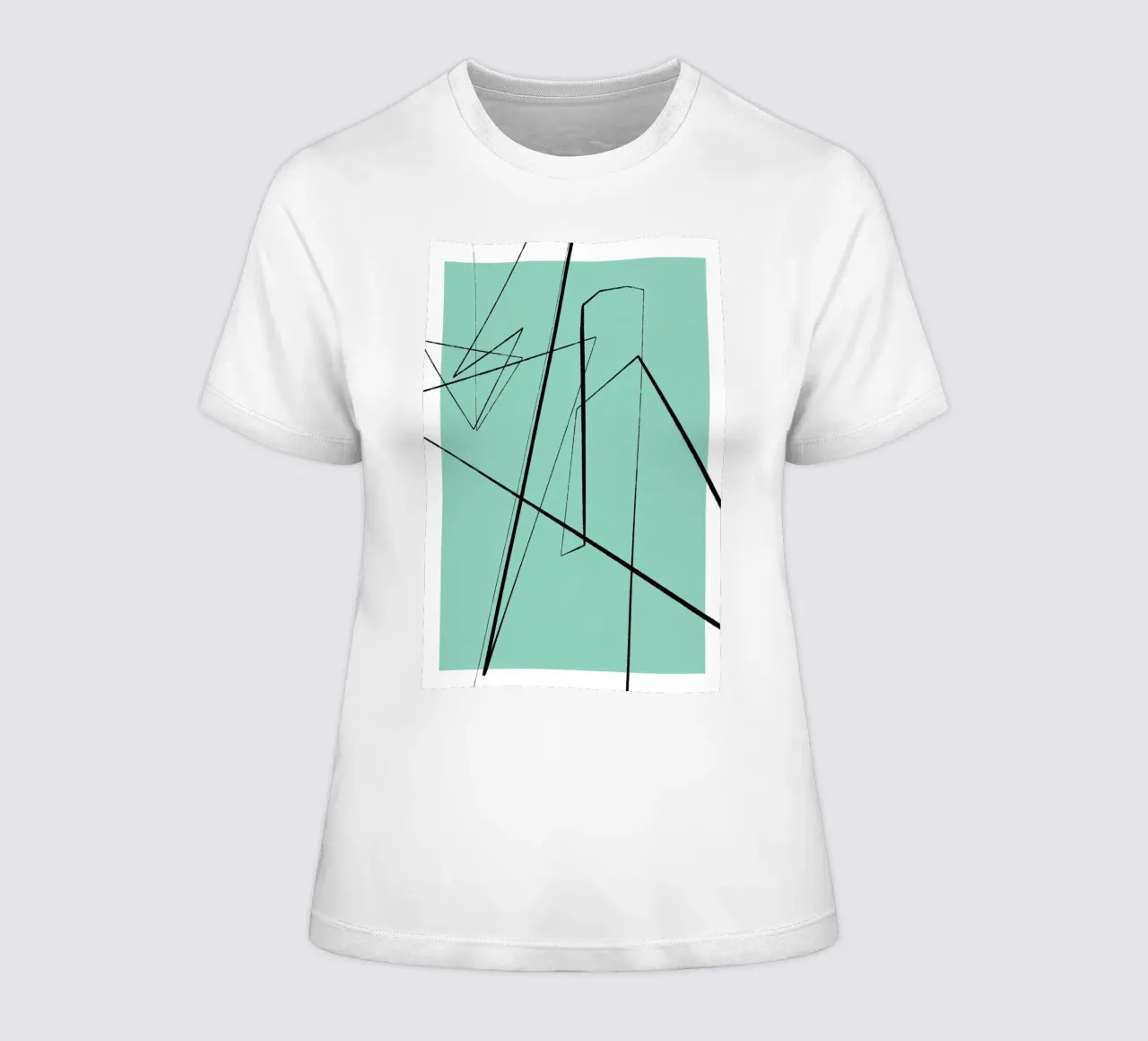 Angular Lines No 3 t-shirt da donna da treechild